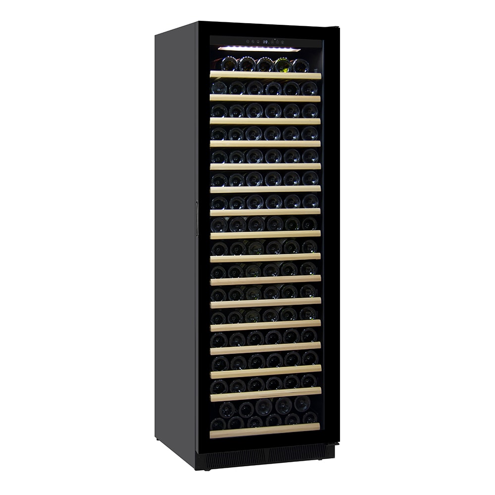 OENOPRO 176 Bottle All Black Wine Cabinet