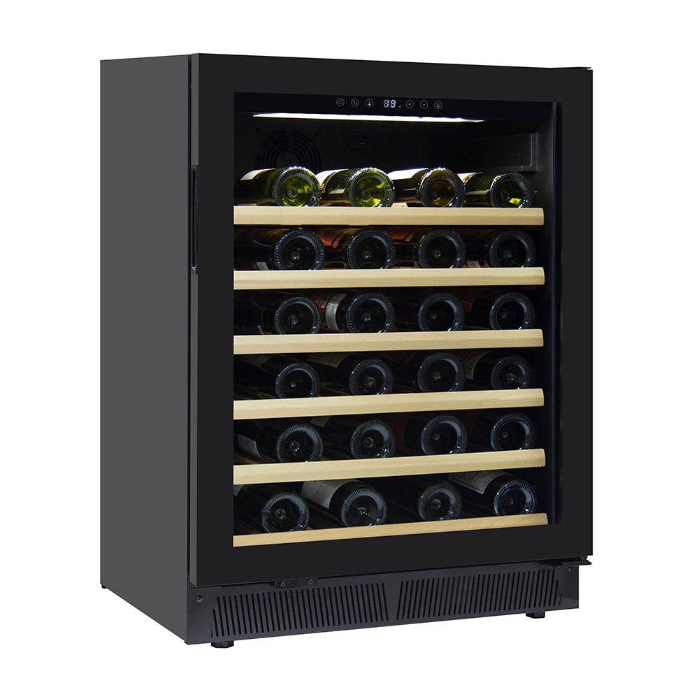 OENOPRO Wine Cabinet 54 Bottle Undercounter All Black